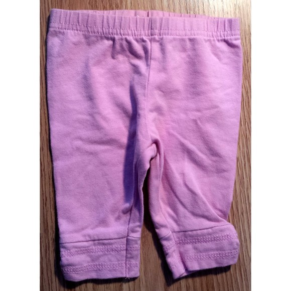 Girl's Size 6-9 M Months 2 Pc Orange Butterfly Tank Top & Pink Capri Pants - Picture 5 of 5